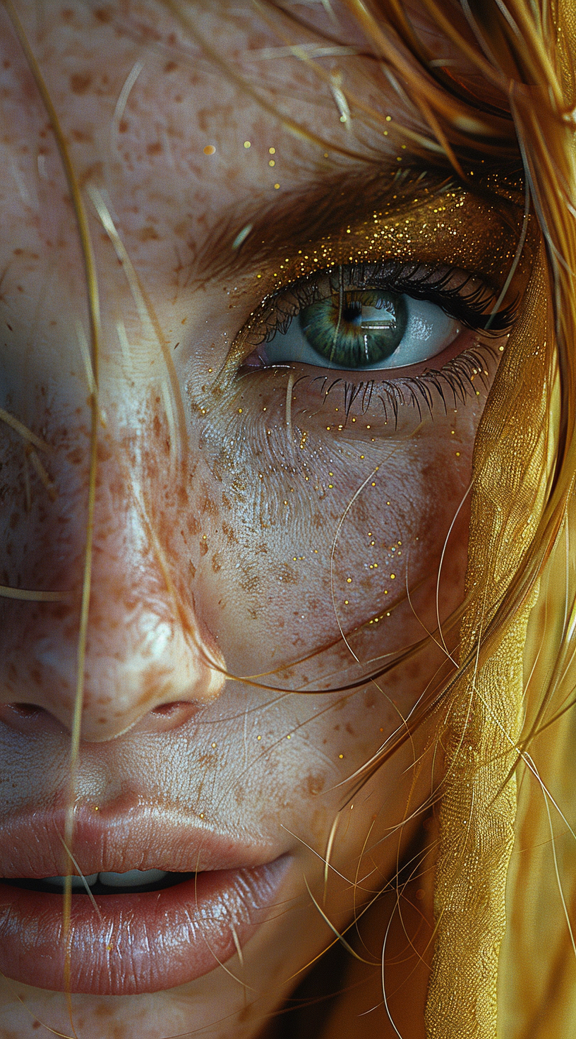 Midjourney prompt: close-up photo of a woman, in the style of igor ze... - Midjourney