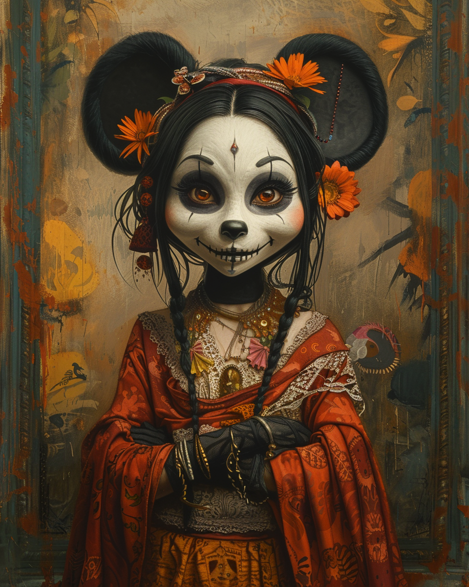 AI generated: Mexican Mickey Mouse (Midjourney - Anime)