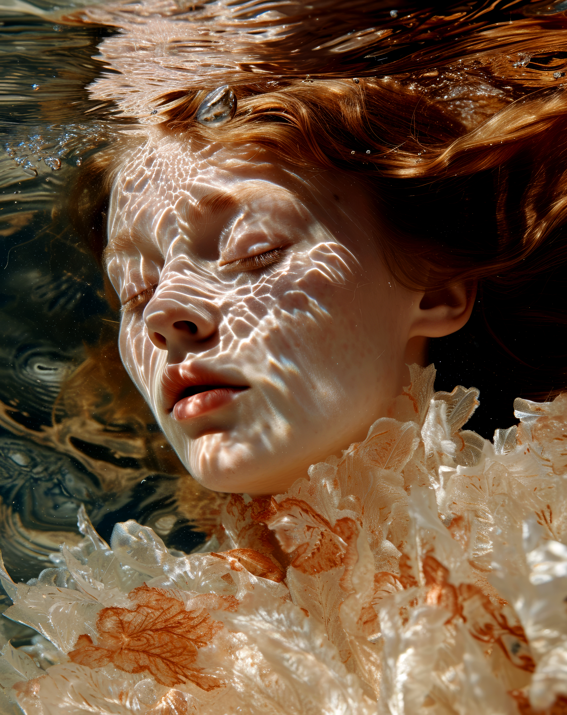AI generated: Calm Water Woman (Midjourney - Portraits)
