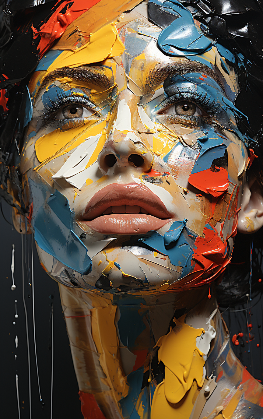 AI generated: Midjourney prompt: "The Enchanting Curvaceous Beauty", by Ben Quilty ... (Midjourney - Concept Art)