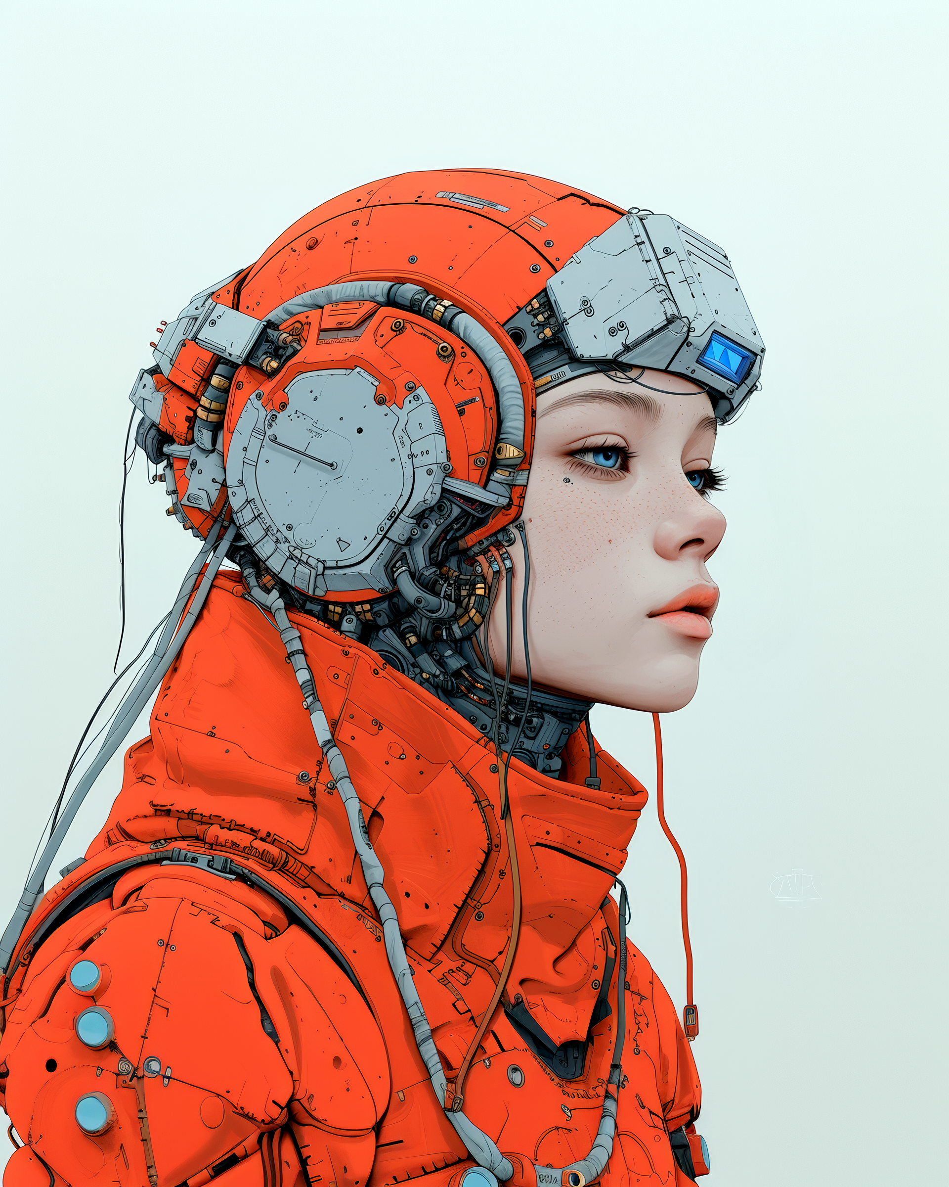AI generated: Ghibli Neuromancer (Midjourney - Anime)