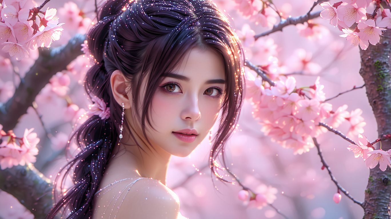 AI generated: Stable Diffusion prompt: 24 year young niji animehalf body asian girl, ve... (Stable Diffusion - Portraits)