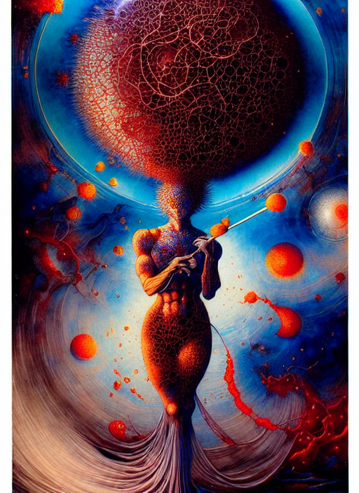 Stable Diffusion prompt: detailed image of universe shape...
