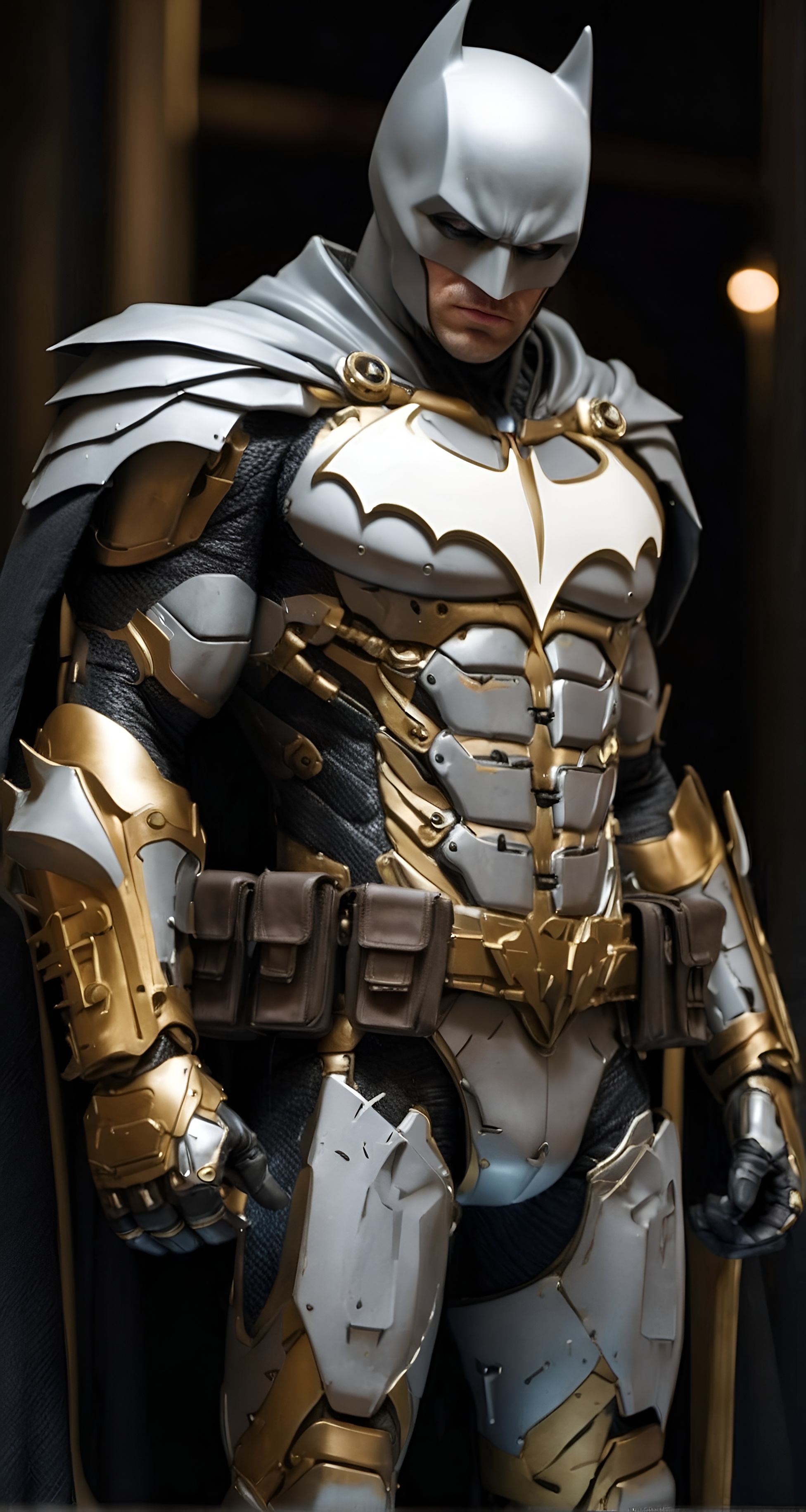 AI generated: Futuristic Alternative Batman (Stable Diffusion - Photography)