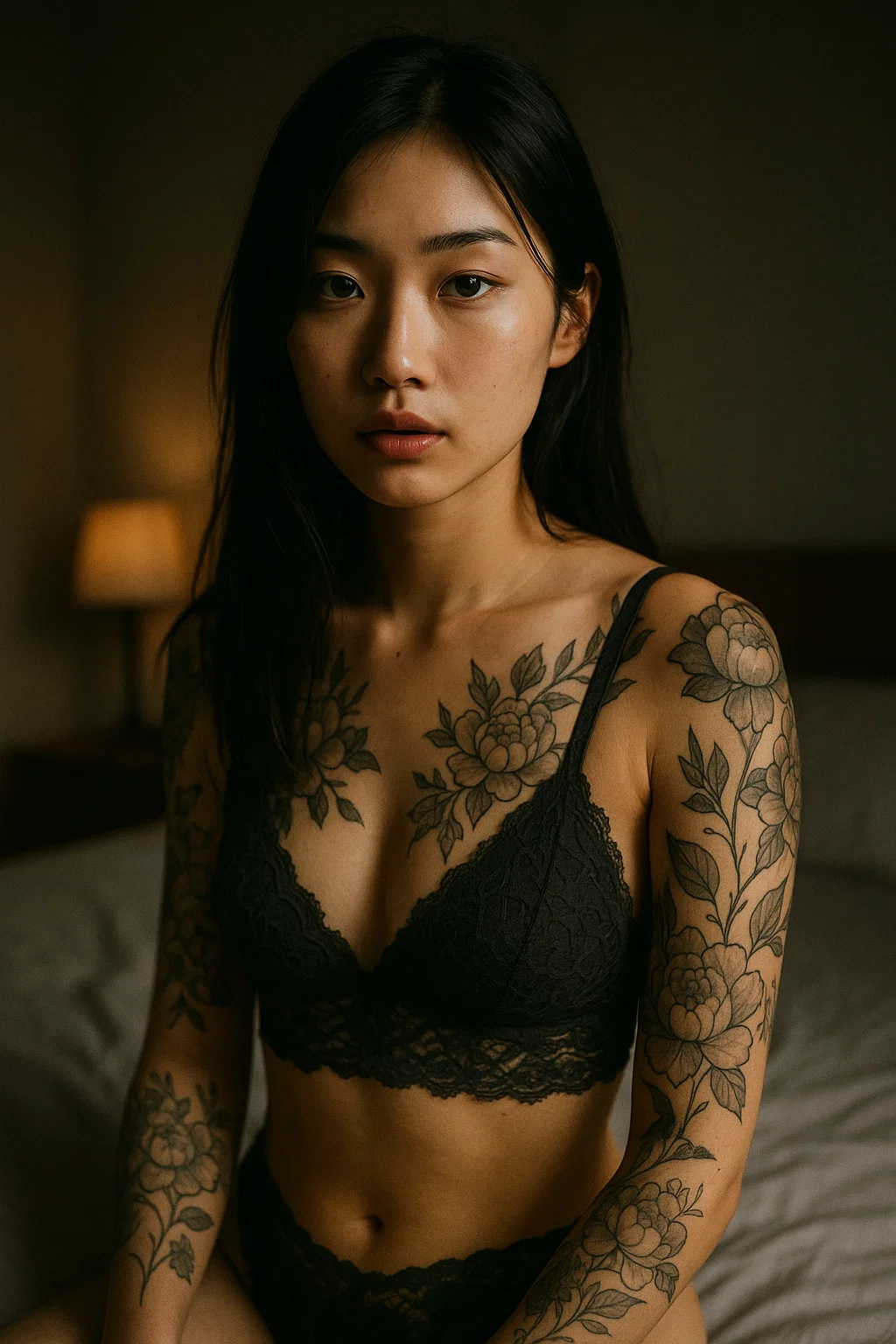 Sora prompt: A hyper-realistic cinematic portrait of a stunning... - Sora