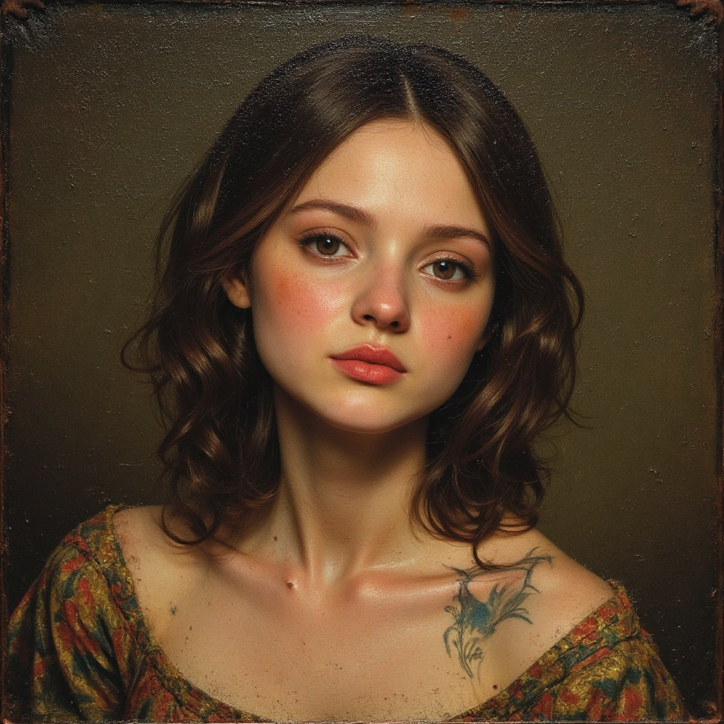 صورة مولدة بالذكاء الاصطناعي: FLUX prompt: Craft an Old Master painting-style image ofI A Per... (نموذج FLUX - فن مفاهيمي)
