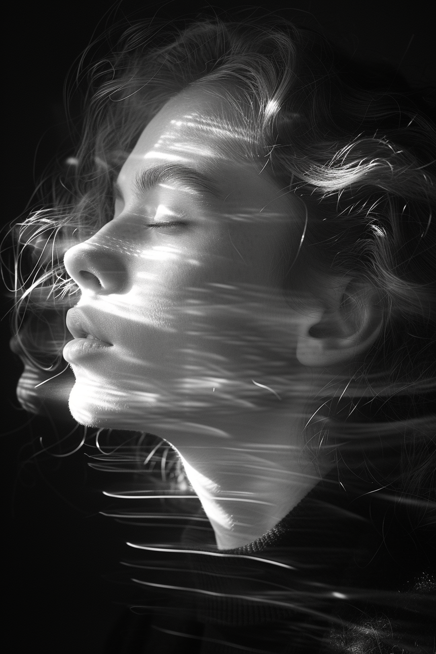 AI generated: Midjourney prompt: blurry image of a girl, in the style of minimalist... (Midjourney - Photography)