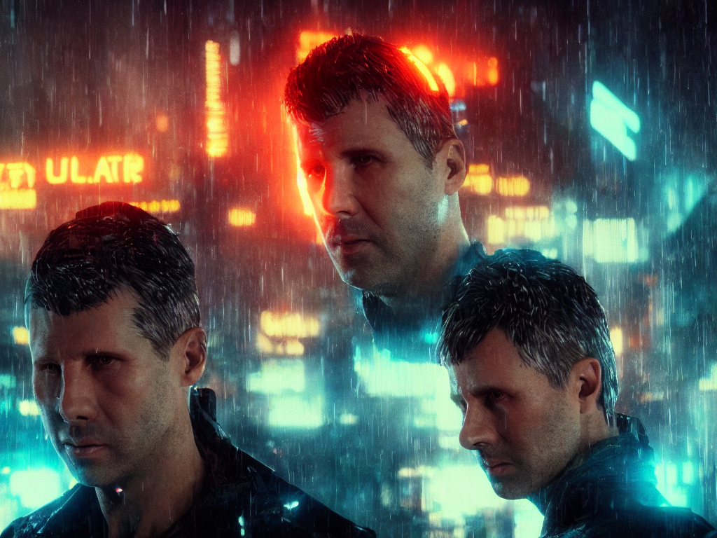 Stable Diffusion prompt: portrait art of blade runner 8 k...