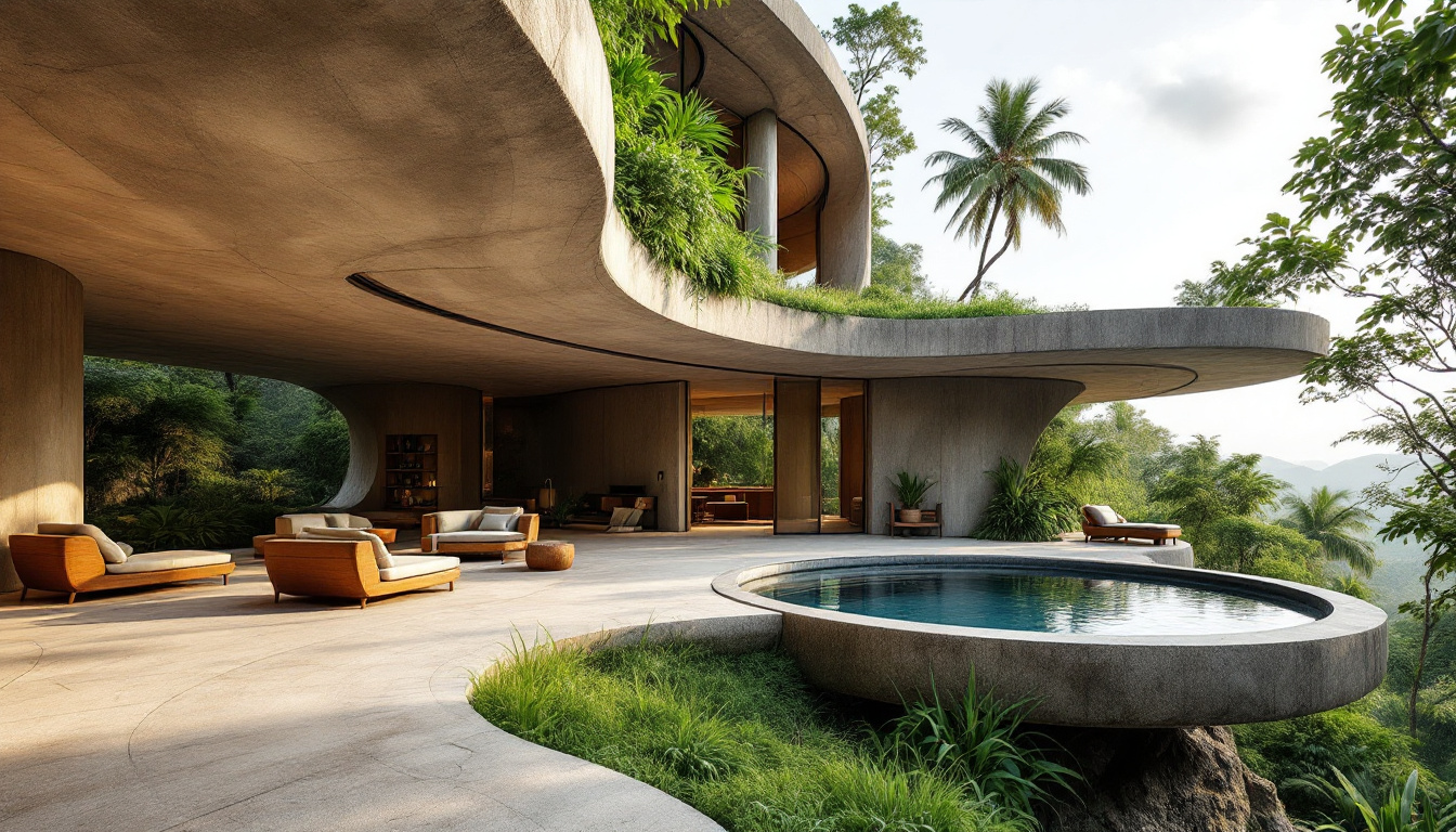 AI generated: FLUX prompt: This house is part of a series of jungle homes des... (FLUX - Architecture)