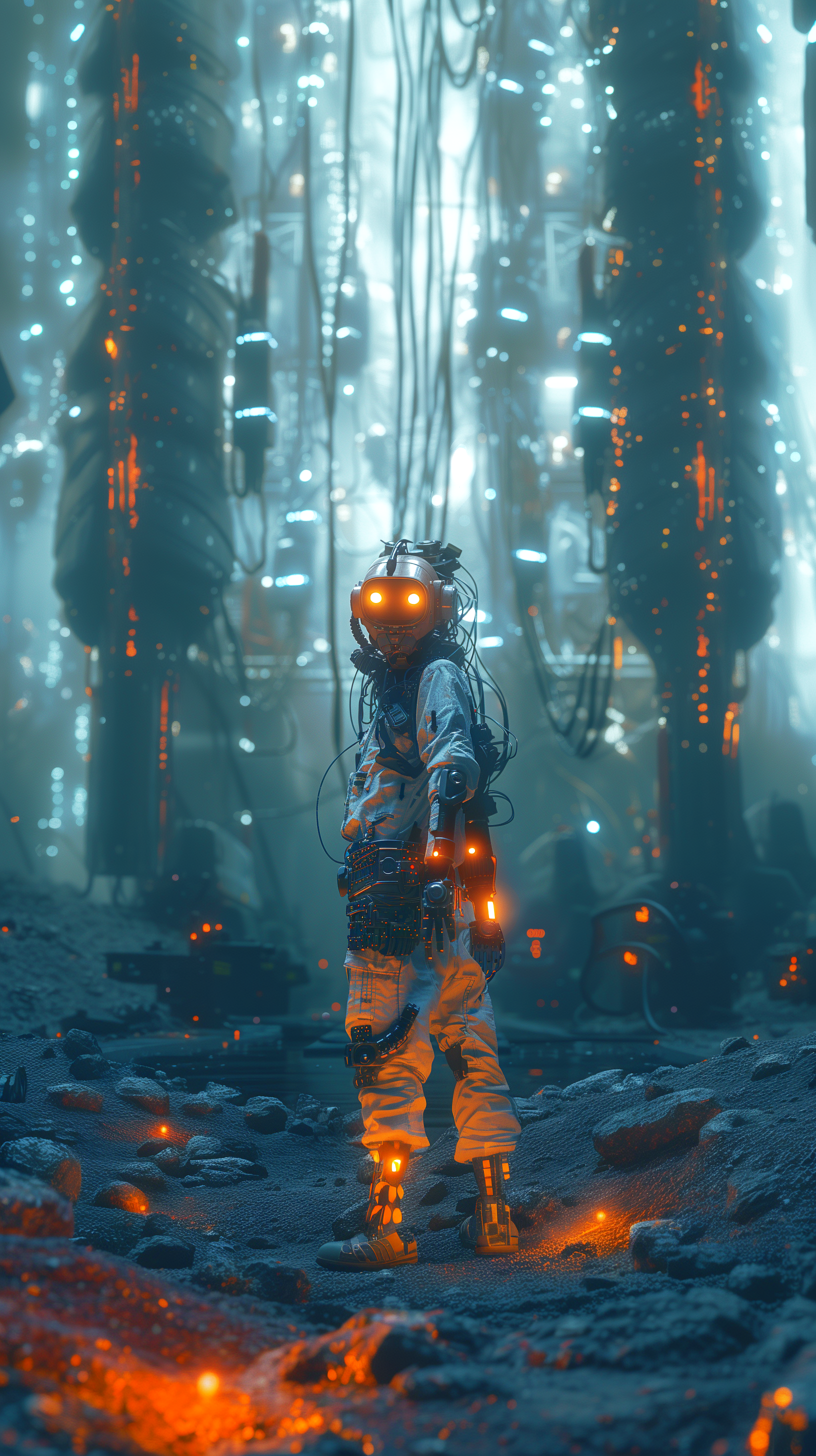 AI generated: Sci-Fi visual (Midjourney - Concept Art)