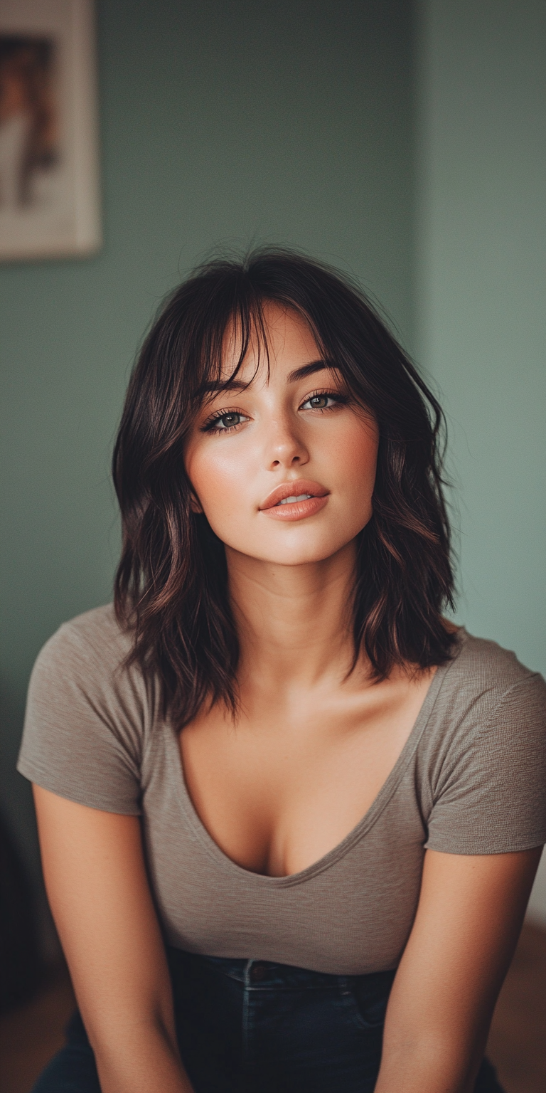 AI generated: Midjourney prompt: close-up of a stunning fashion model, ultra-realis... (Midjourney - Photography)