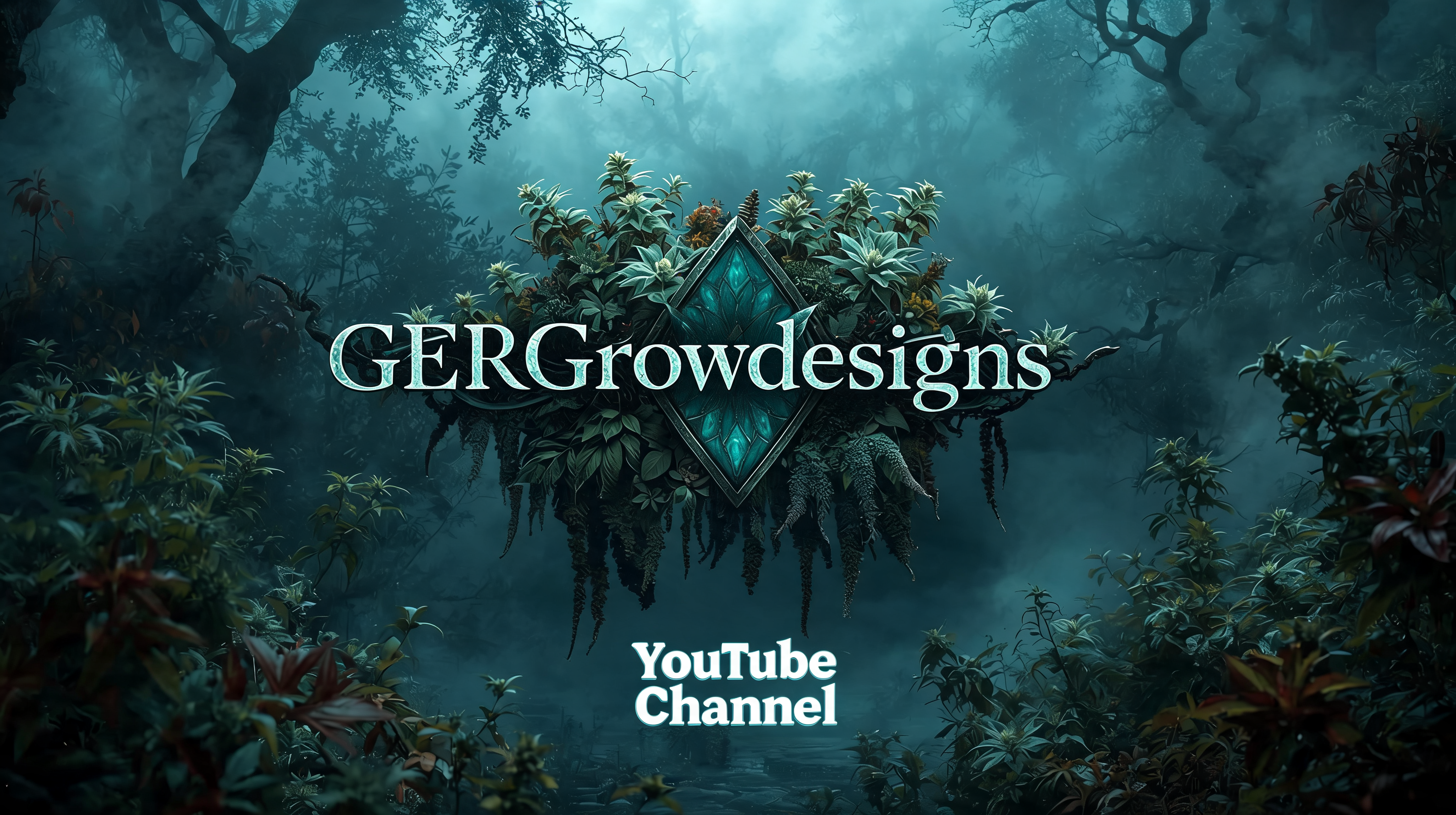 صورة مولدة بالذكاء الاصطناعي: طلب Seedream 5: غيّر نص goodtimesorganix إلى GERGrowdesigns... (نموذج Seedream 5 - فن مفاهيمي)