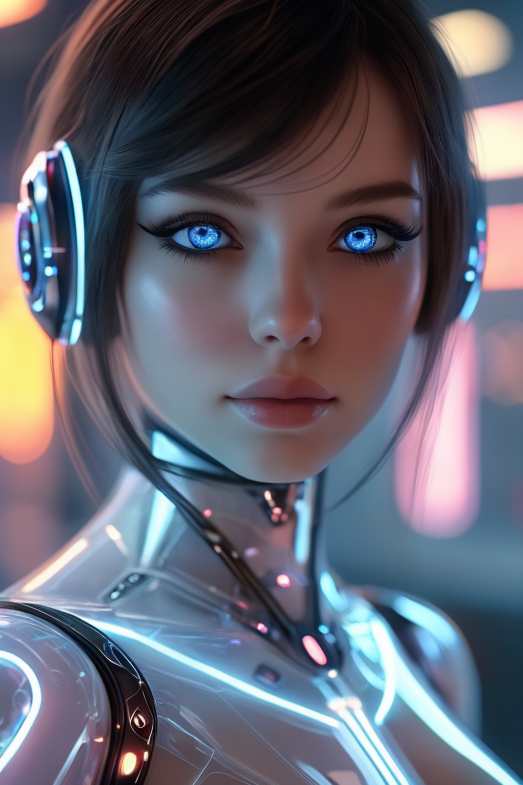 صورة مولدة بالذكاء الاصطناعي: Stable Diffusion prompt: A coquette futuristic that monitors the fill level... (نموذج Stable Diffusion - تصوير فوتوغرافي)