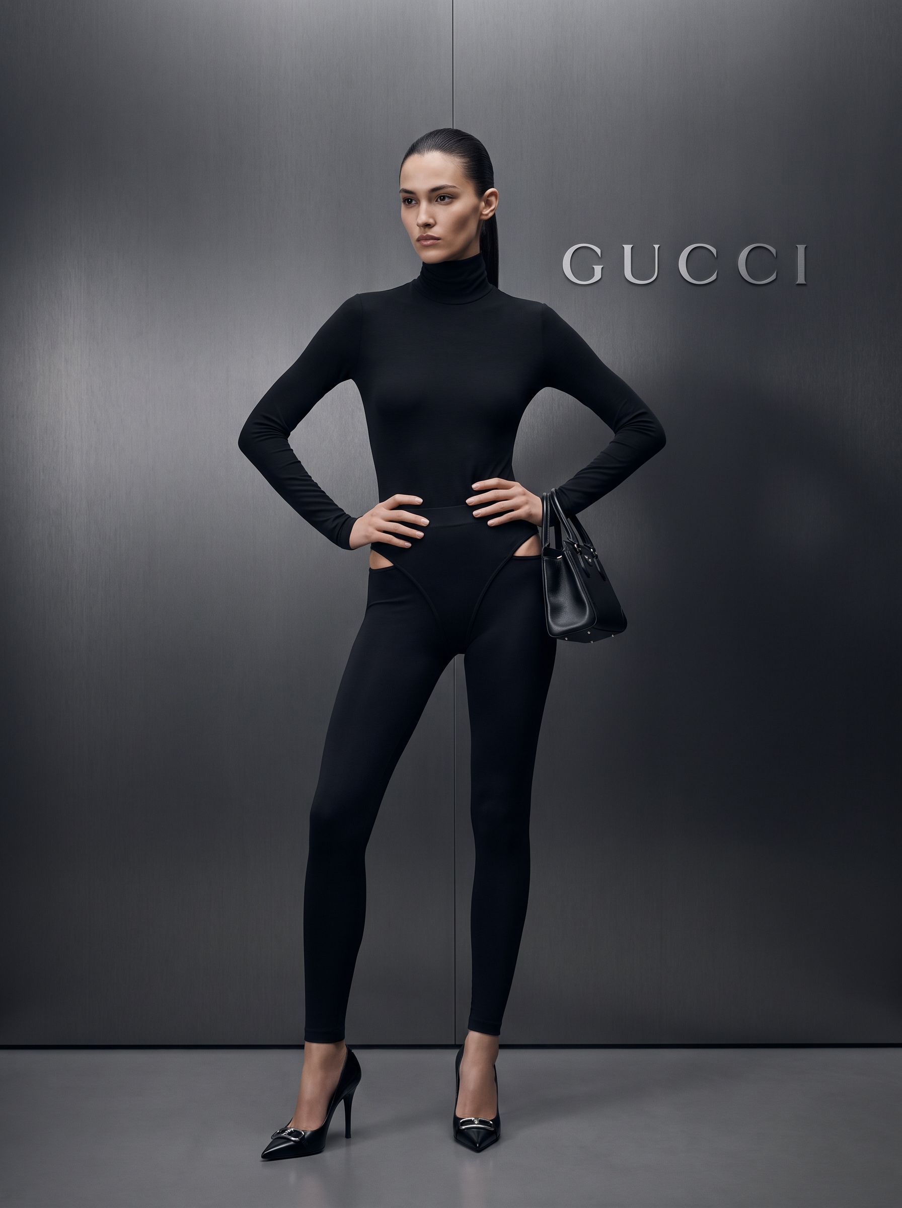 AI generated: FLUX prompt: (Nano Banana Pro) Professional full-body editorial... (FLUX - Fashion)