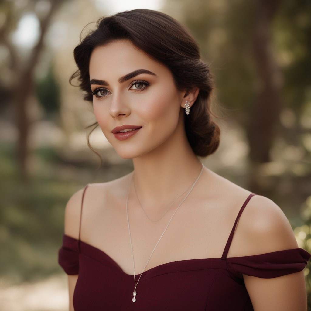 AI generated: Stable Diffusion prompt: The photo features a young woman in her twenties w... (Stable Diffusion - Portraits)