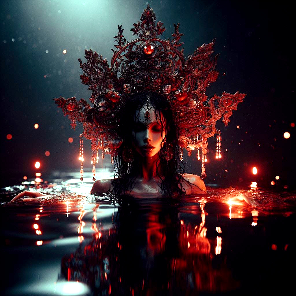 AI generated: *dark chanting* (Midjourney - Photography)