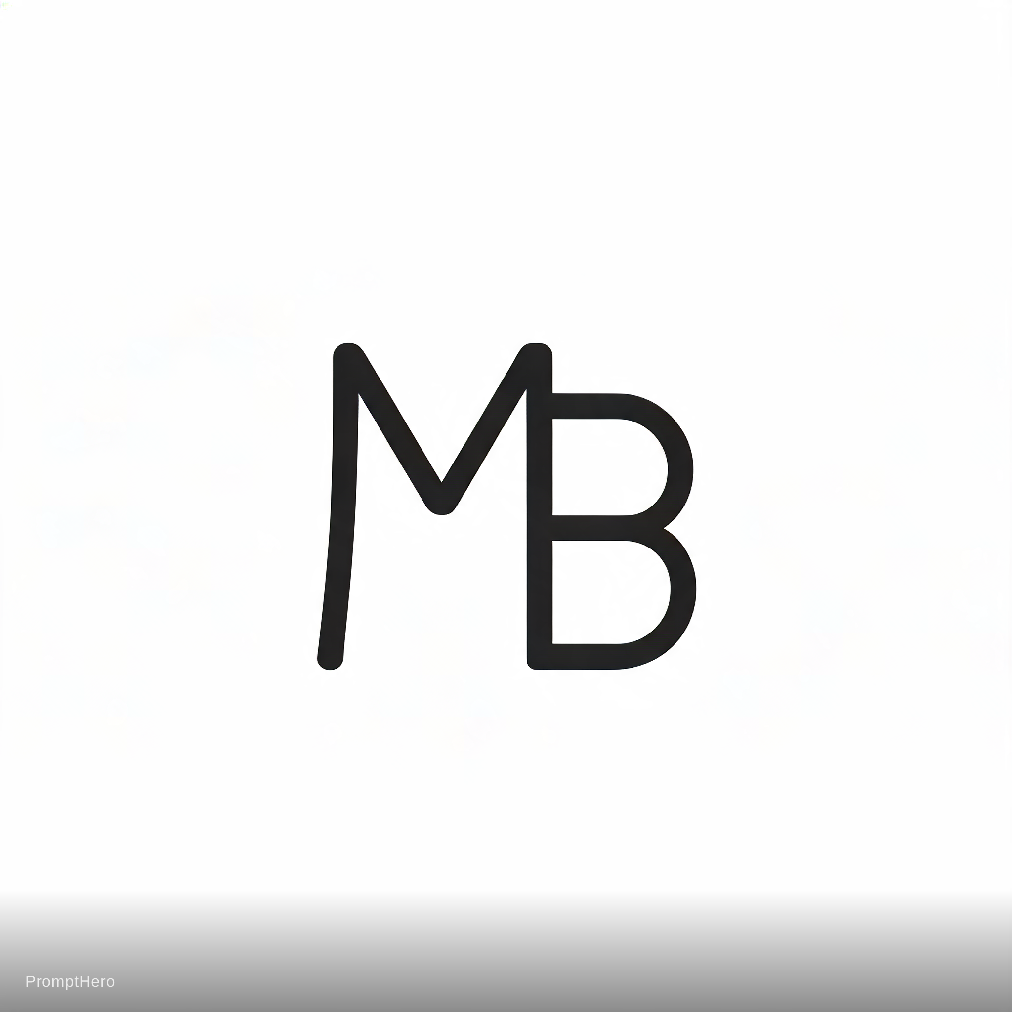 AI generated: Seedream 5 prompt: My name is Manjunatha B. Please make a logo with m... (Seedream 5 - Logos, Icons & Design)