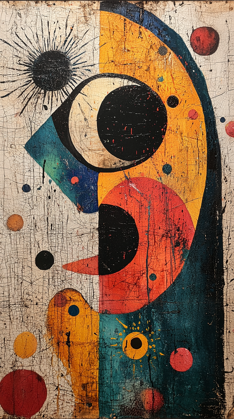 AI generated: Midjourney prompt: surrealist painting by Joan Miro, abstract concept... (Midjourney - Concept Art)