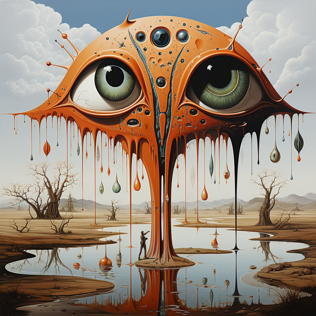 AI generated: Midjourney prompt: surrealist painting by Pablo Picasso, striking and... (Midjourney - Concept Art)