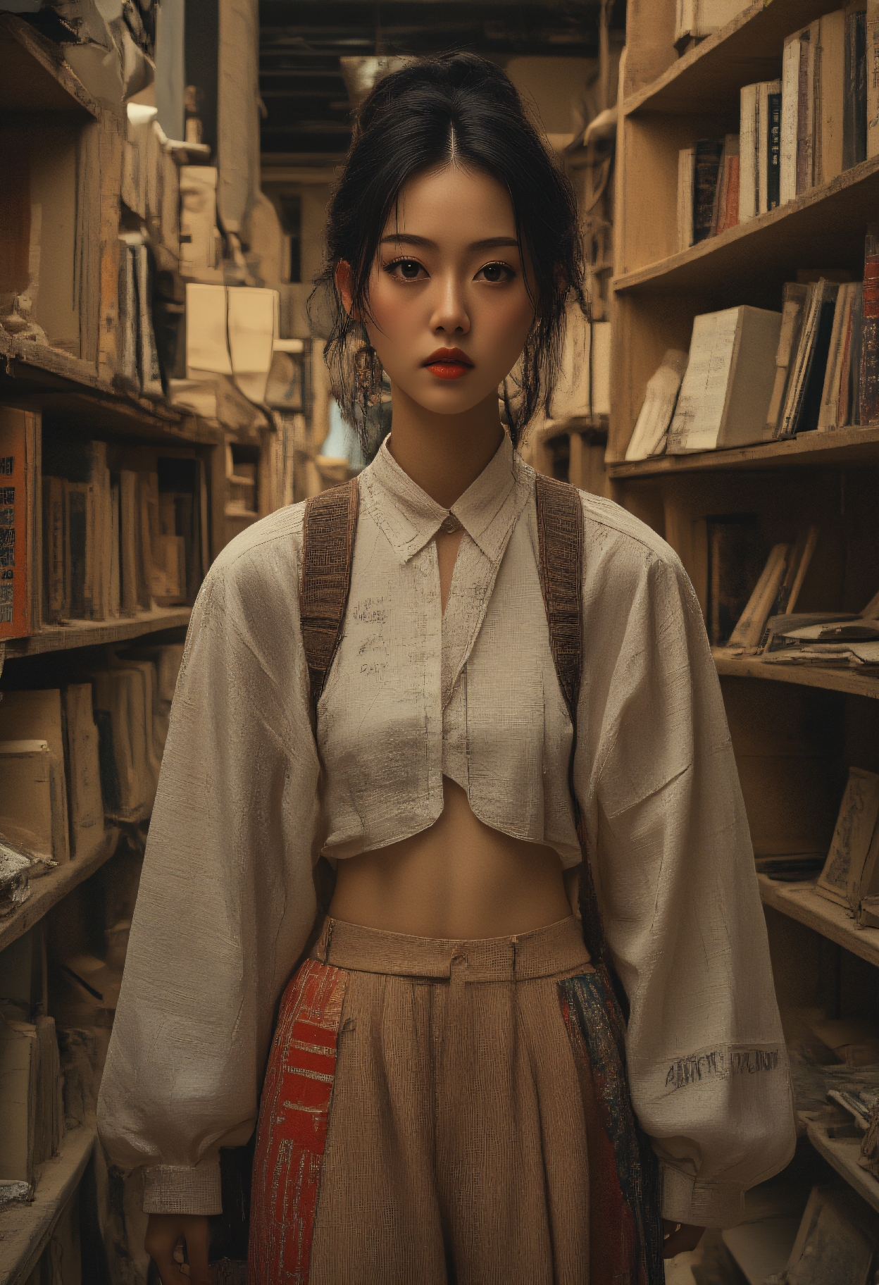 FLUX prompt: architectural photography, Street fashion full bod... - FLUX