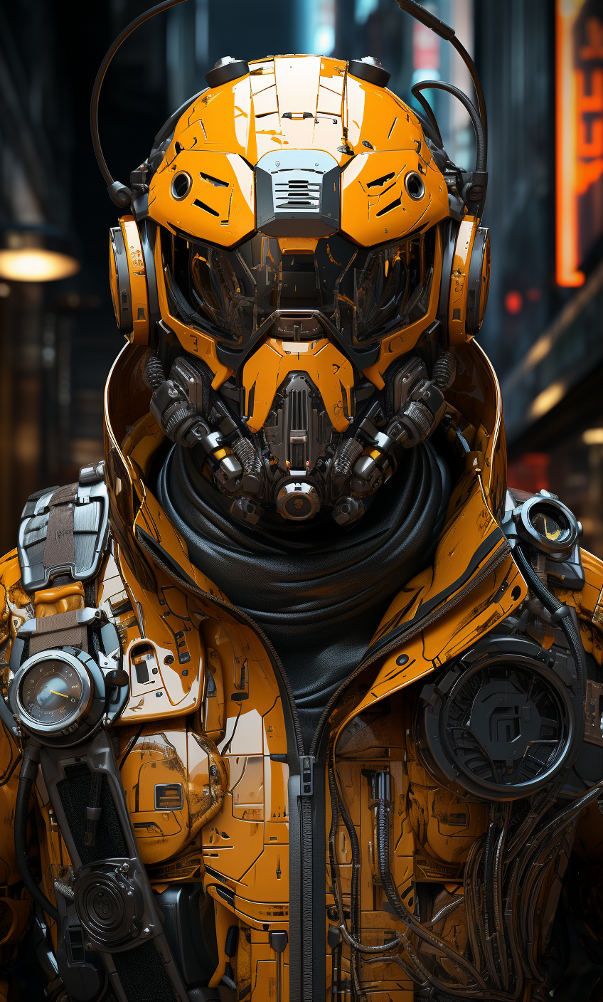 AI generated: Midjourney prompt: sci fi character art, cool artwork, futuristic sty... (Midjourney - Portraits)