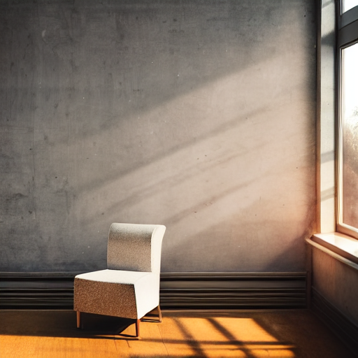 Stable Diffusion prompt: interior photography of chair in...