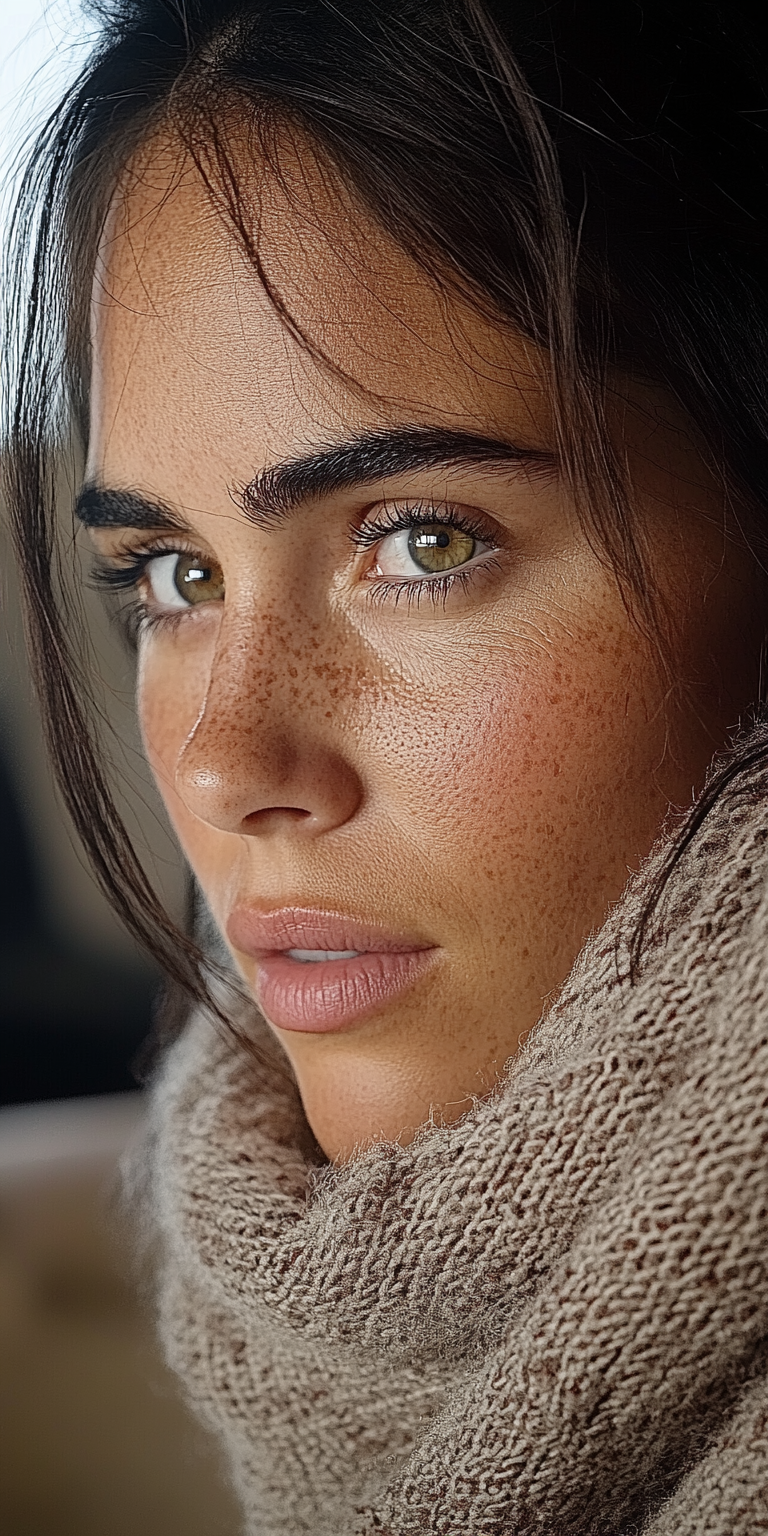 AI generated: Midjourney prompt: a woman, hyper-realistic pop, traditional animatio... (Midjourney - Portraits)