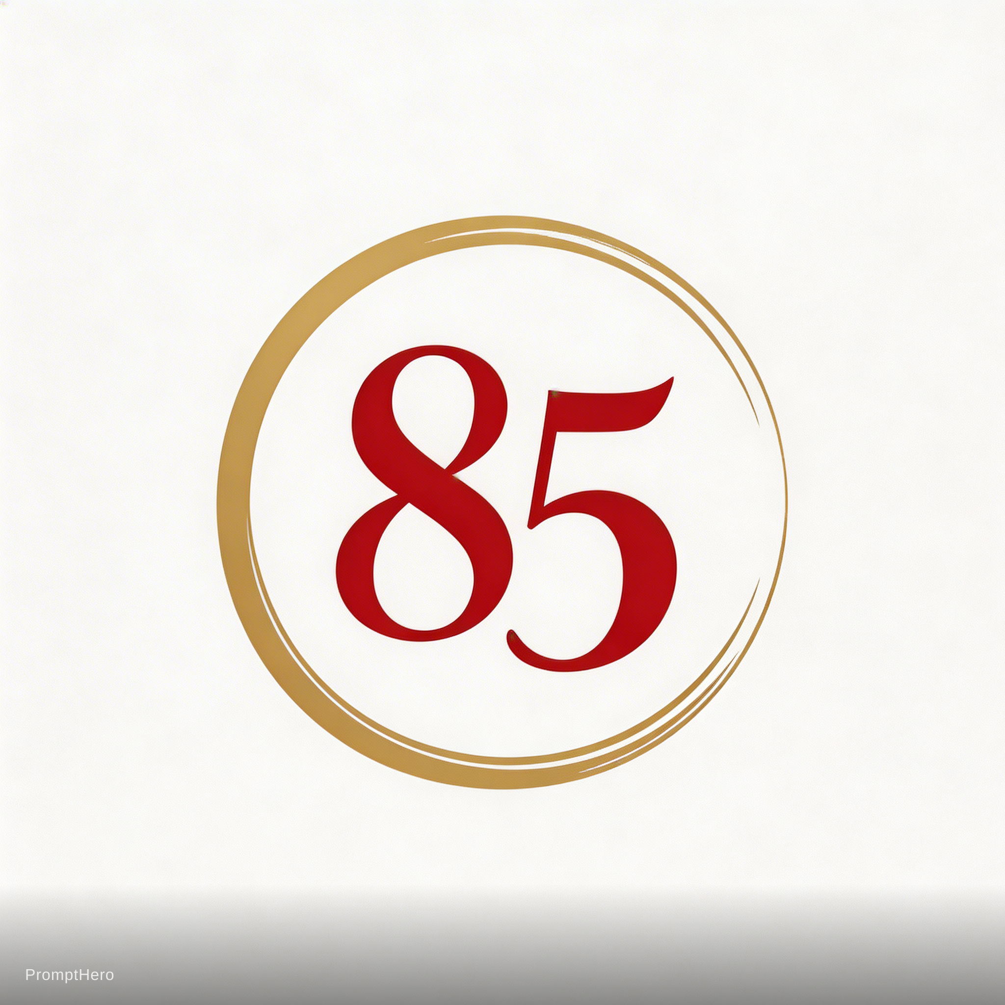 صورة مولدة بالذكاء الاصطناعي: Seedream 5 prompt: Use 85th, zen and peaceful, red, gold (نموذج Seedream 5 - فن مفاهيمي)