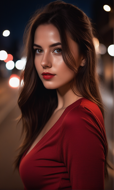 صورة مولدة بالذكاء الاصطناعي: Look at her! (نموذج Stable Diffusion - تصوير فوتوغرافي)