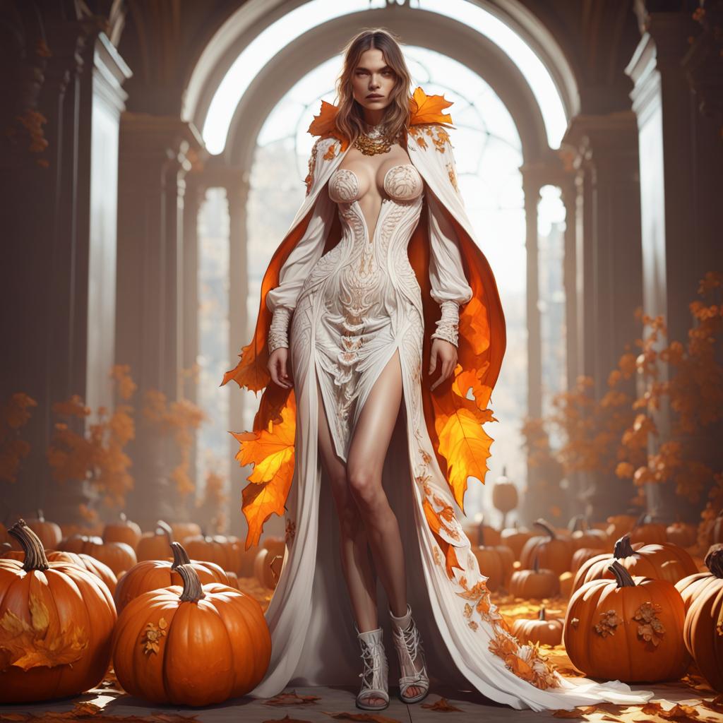 AI generated: Roberto Cavalli Halloween Fashion (Stable Diffusion - Fashion)