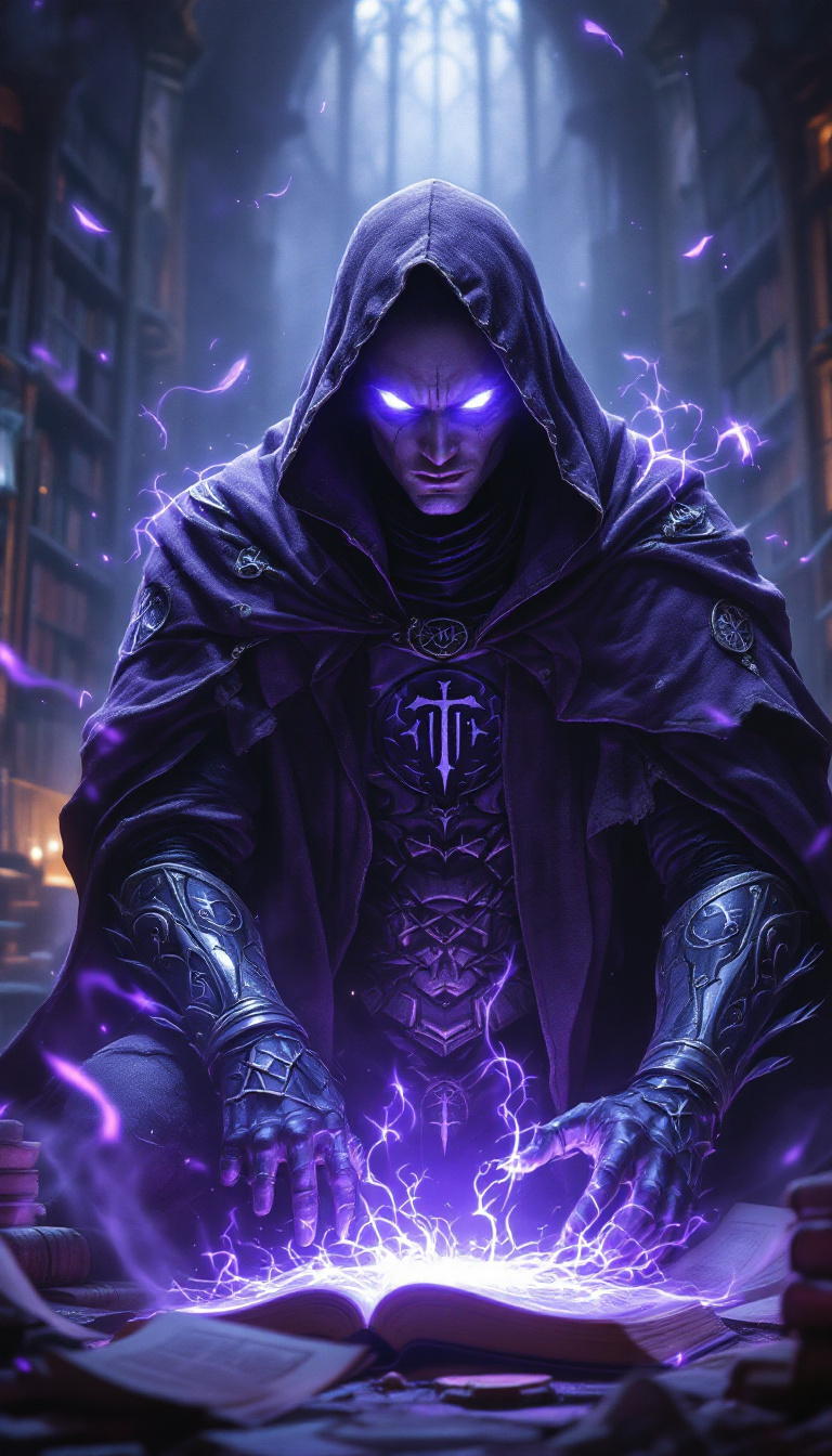 FLUX prompt: A cinematic digital artwork featuring a powe...