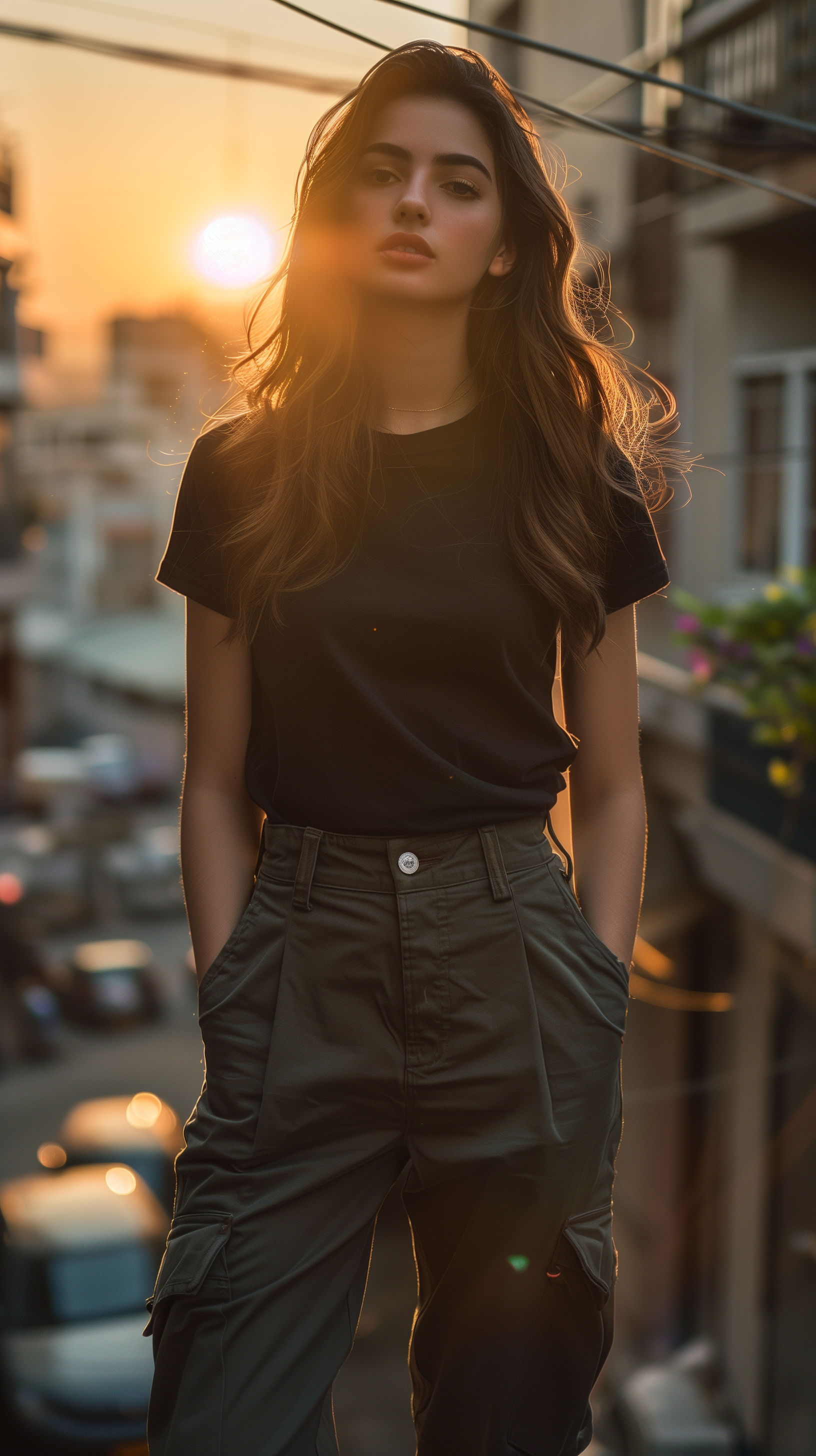 AI generated: Midjourney prompt: photography, front view, dynamic range, female mod... (Midjourney - Fashion)