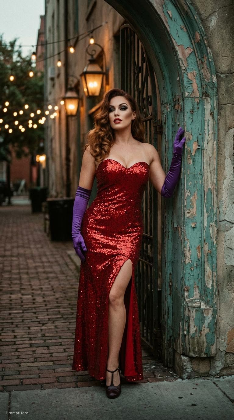 AI generated: Hero prompt: Jessica Rabbit beautiful charismatic girl,athletic... (Hero - Portraits)