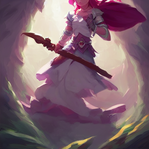 Stable Diffusion prompt: little princess fantasy art he...
