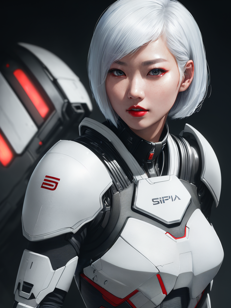 AI generated: DreamShaper prompt: (1girl, full body), (sci-fi action scene), Beautif... (DreamShaper - Concept Art)