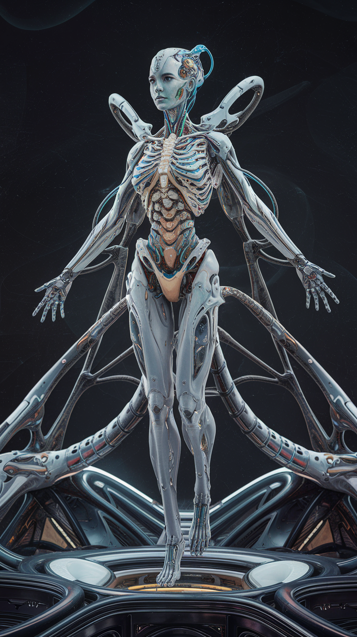 AI generated: Ideogram prompt: FULL BODY female, A stunning illustration of an et... (Ideogram - Concept Art)