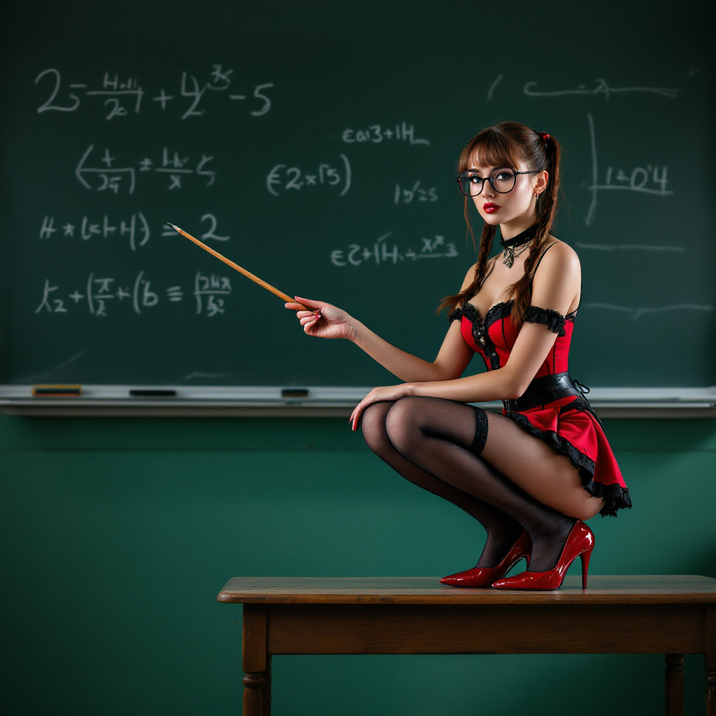 AI generated: FLUX prompt: photo of a 24-year-old woman with twintails and bi... (FLUX - Fashion)