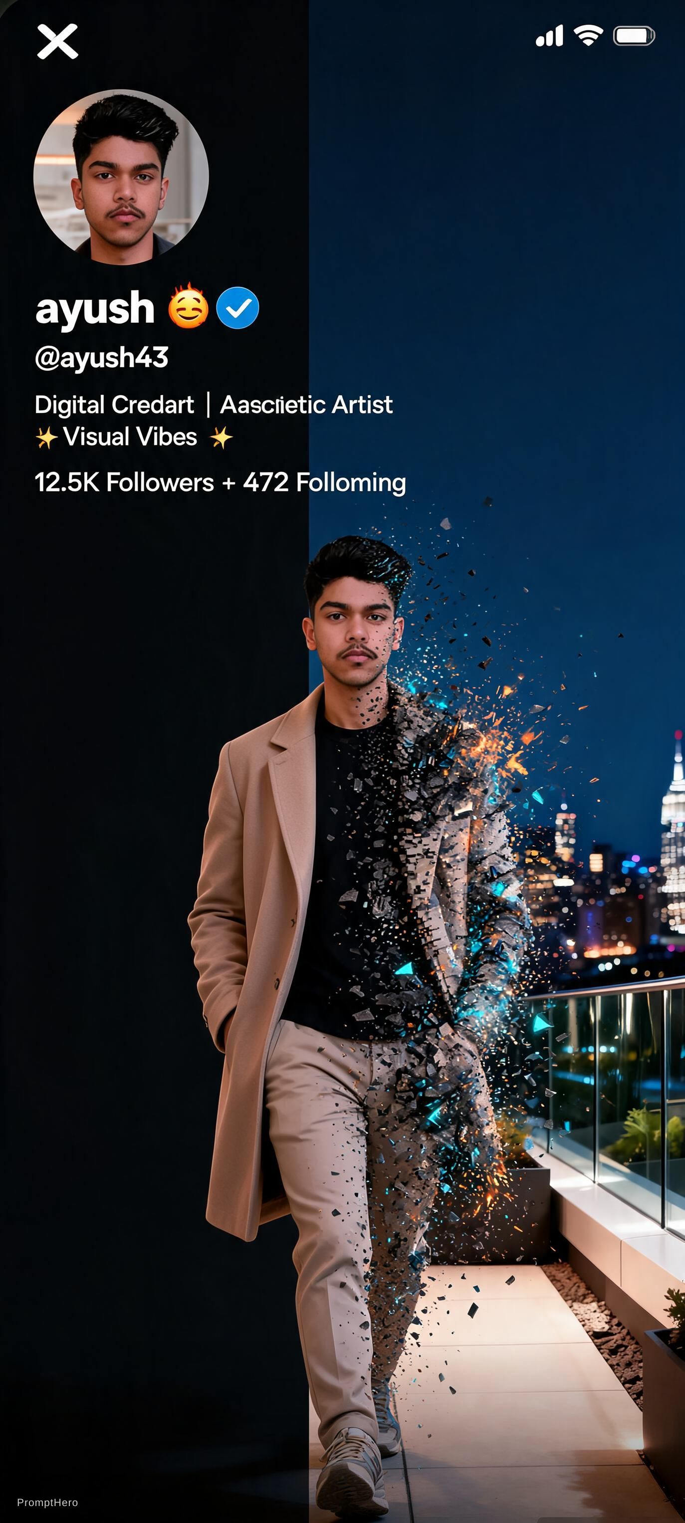 AI generated: Seedream 5 prompt: A cinematic digital artwork of a stylish animated ... (Seedream 5 - Portraits)