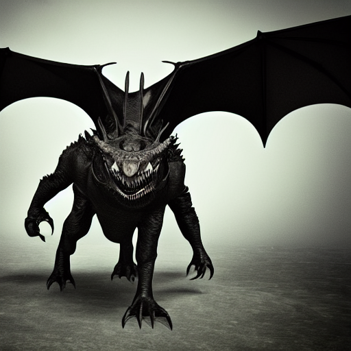 Stable Diffusion prompt: A Trex standing up straight, Bla...
