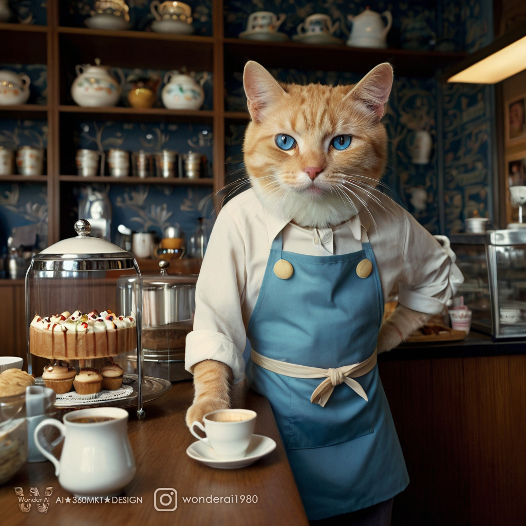 صورة مولدة بالذكاء الاصطناعي: Coffee Master (نموذج Stable Diffusion - تصوير فوتوغرافي)