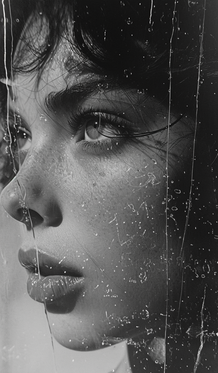 AI generated: Midjourney prompt: black and white portrait of a woman, 1972, in the ... (Midjourney - Photography)