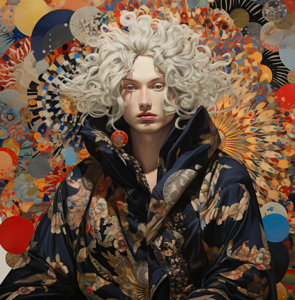 AI generated: Midjourney prompt: drew luther in oblivion, 20142014 b art project ph... (Midjourney - Fashion)