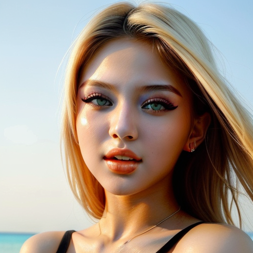 صورة مولدة بالذكاء الاصطناعي: epiCRealism prompt: hot summer most beautiful girl with most beautiful... (نموذج epiCRealism - صور شخصية)