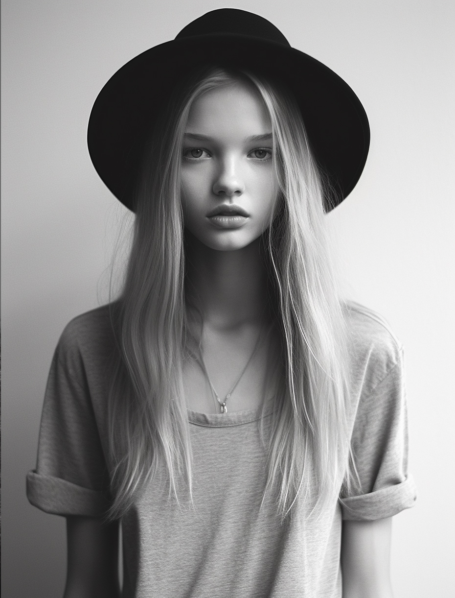 AI generated: Midjourney prompt: Thinspo model --q 2 --v 5 --ar 3:4 (Midjourney - Fashion)