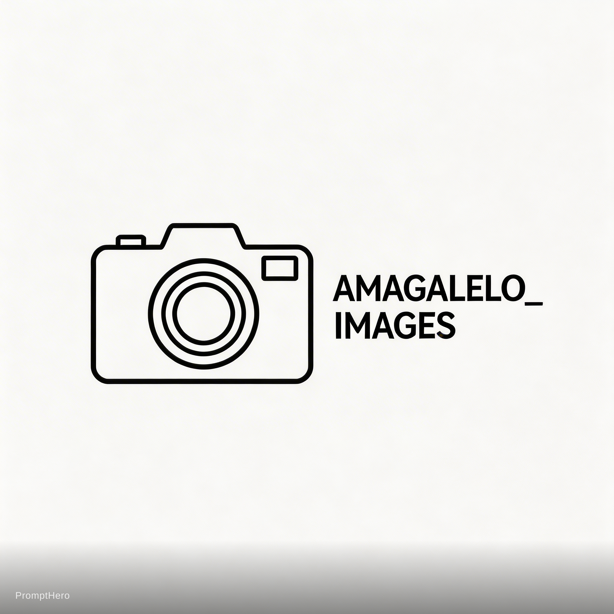 AI generated: Seedream 5 prompt: Drawn camera logo and a name next to it "AMAGALELO (Seedream 5 - Logos, Icons & Design)