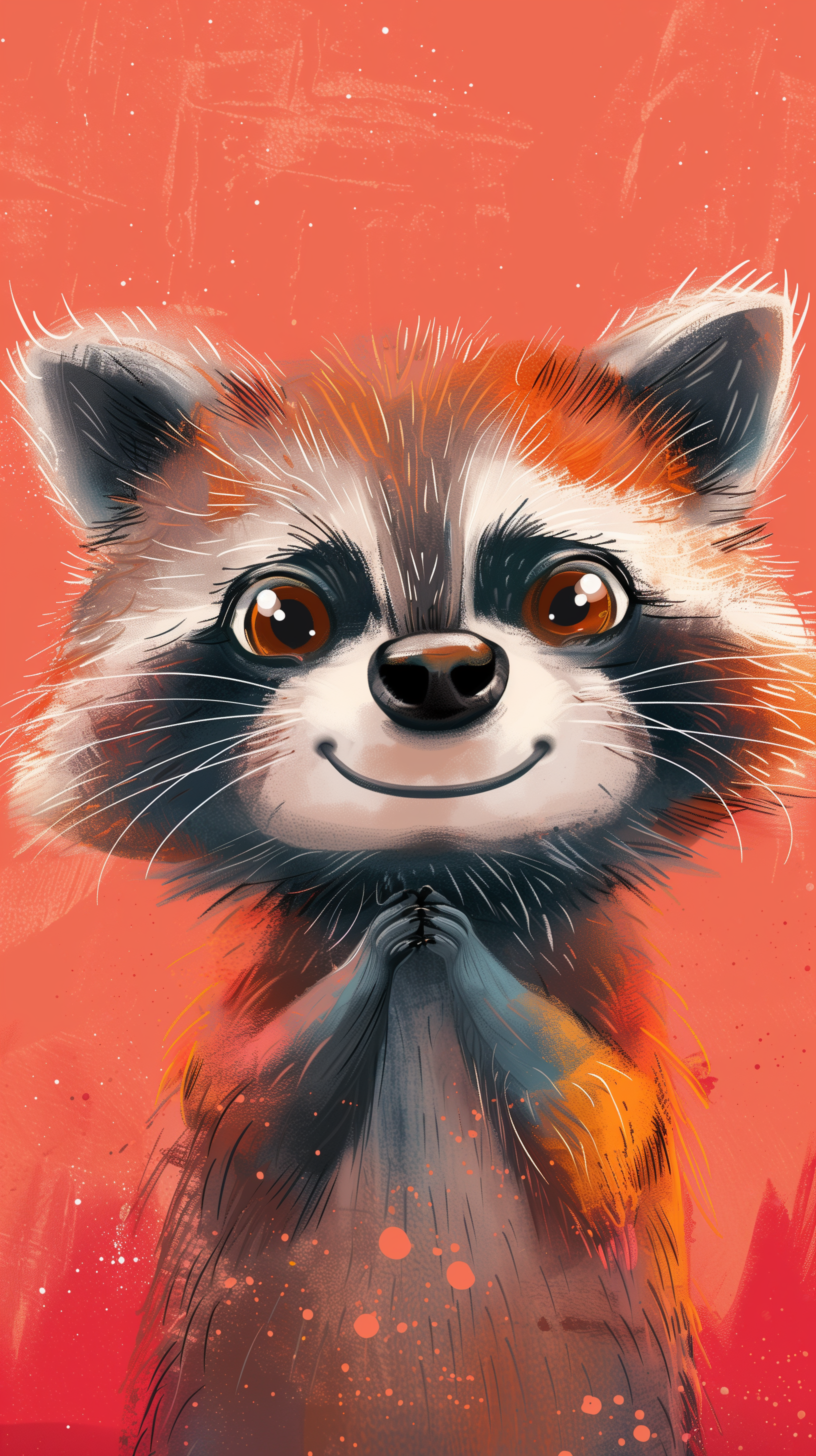 صورة مولدة بالذكاء الاصطناعي: Animal character illustration (نموذج Midjourney - Character Design)