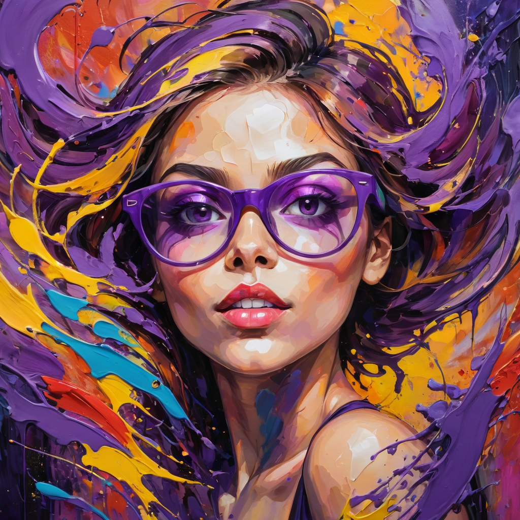 Stable Diffusion prompt: High-resolution, abstract expres...