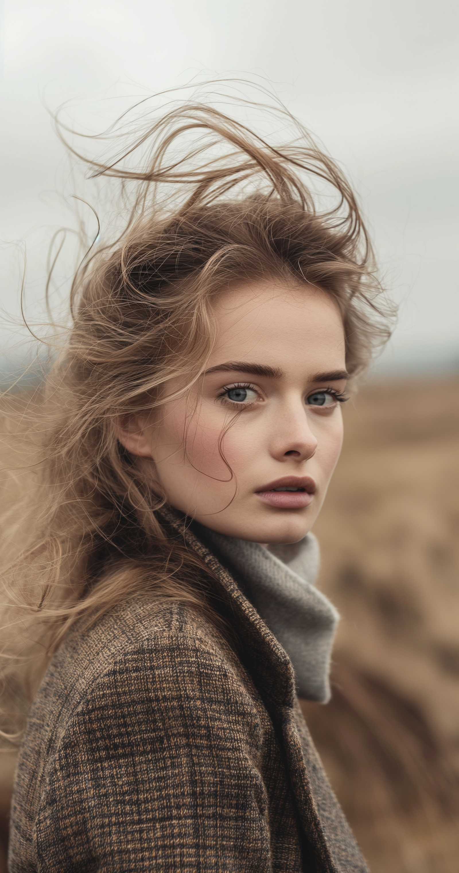 AI generated: Midjourney prompt: woman in the field, in the style of outdoor fashio... (Midjourney - Photography)