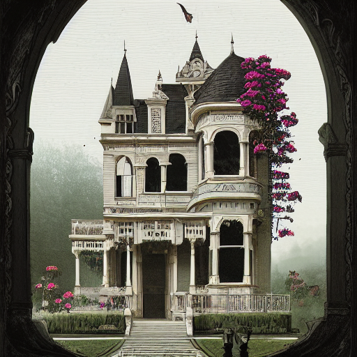 Stable Diffusion prompt: illustration of an old Victorian...