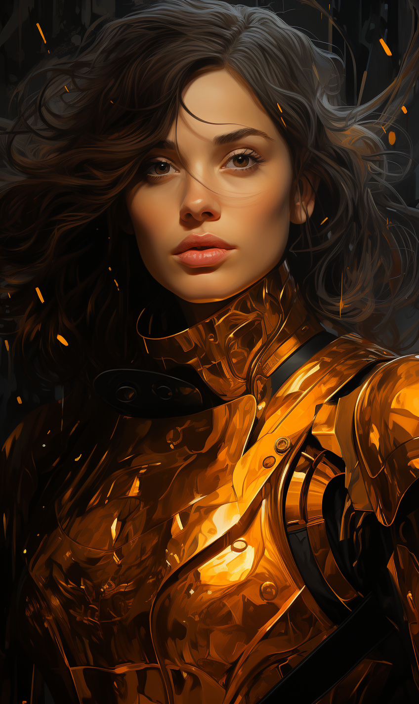 Midjourney prompt: scifi art by ddrik, in the style of zhang jingna, ... - Midjourney